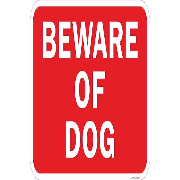 Signmission Safety Sign, 12 in Height, Aluminum, 18 in Length, 25292 A-1218-25292 - main